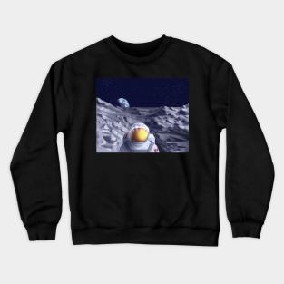 The First Woman on the Moon - from "Resonance" Comic Crewneck Sweatshirt